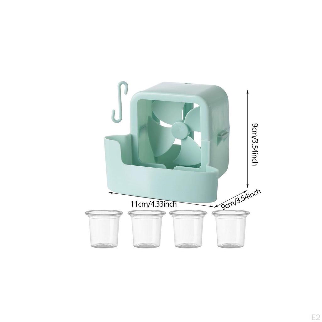 Cooling Add Ice Cubes Mini Fan Shaking Fast for Camping Bedroom Table