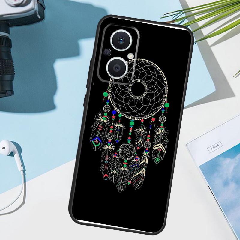 Retro Feather Dreamcatcher Cover For OPPO Reno 13 F 14 10 11 12 Pro 12F 11F 14F 7 8 Lite OPPO Find X8 X6 X5 X9 Pro Case