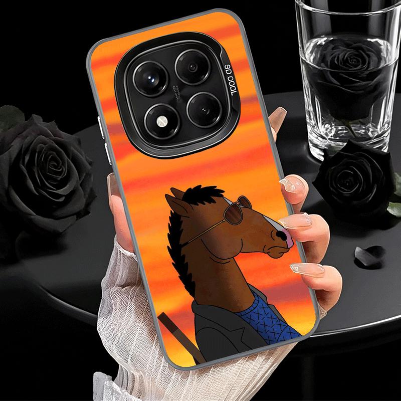 B-BoJack H-Horseman Funny Shockproof Phone Case for Xiaomi Redmi Note 15 14 13 12 Pro Plus 11 11S 11T 5G Cover Anti Fall Fundas