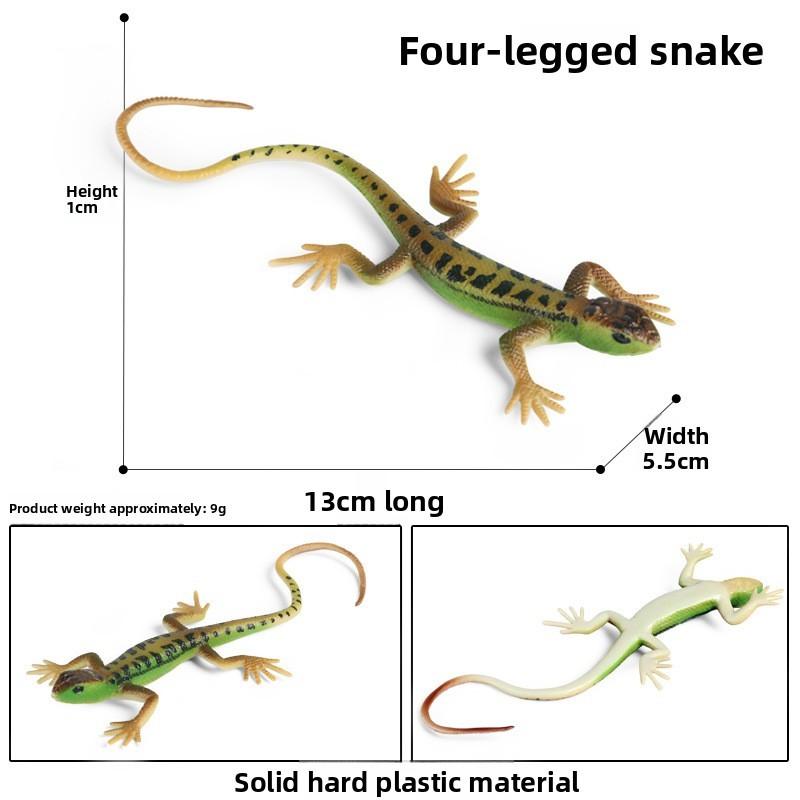 Lizard And Snake Toys Wildlife Figures Plastic Models For Kids Play Education