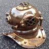 20.32 Cm Brass Diving Helmet Mark V Replica, Nautical Decor