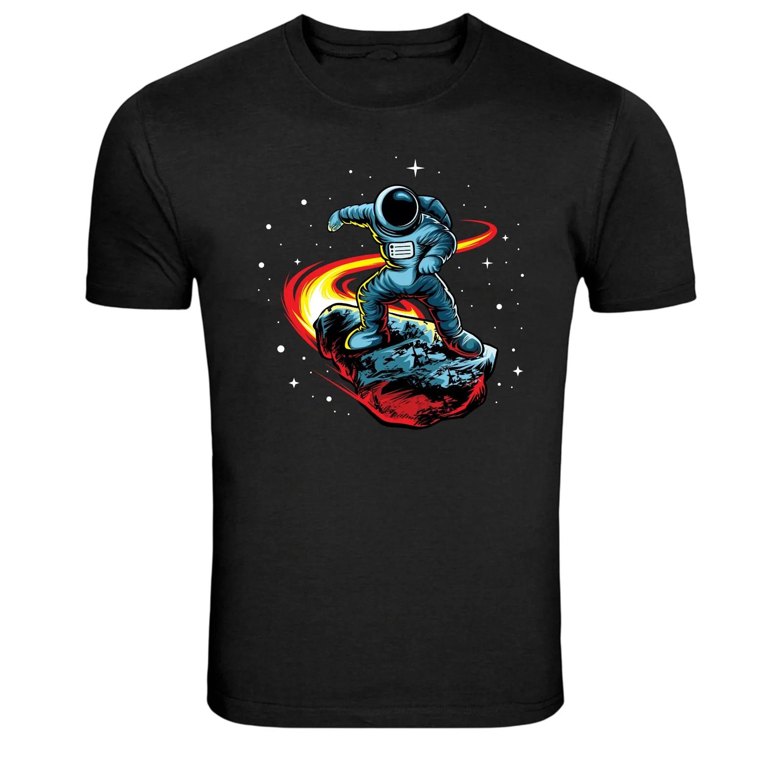 Astronaut Dancing On Asteroid Space Graphic T-Shirt 3XL