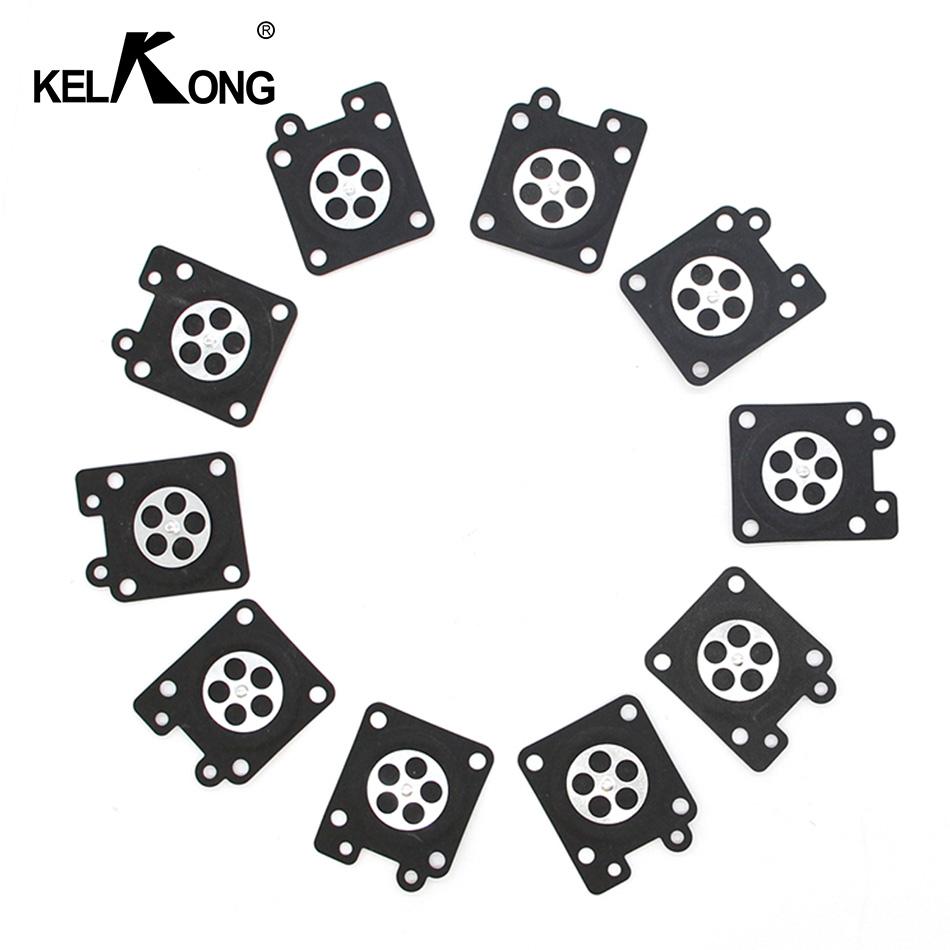 

KELKONG 10Pcs Carburetor Diaphragm For ZAMA-MS260 MP16 3800 For Sthil Trimmer HS45 FS38 FS55 BG45 GX35 Repair Parts Garden Tool 10 pcs