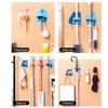 Hanger Wall Mounted Holder Organizer Plastic Kitchen Bathroom Storage Rack