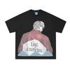 Lost Americana Photo Tee Cotton Hip Hop Tshirts Sleeve Male Printing Punk Mgk T Shirt Gothic Streetwear Graphic Printing Tops