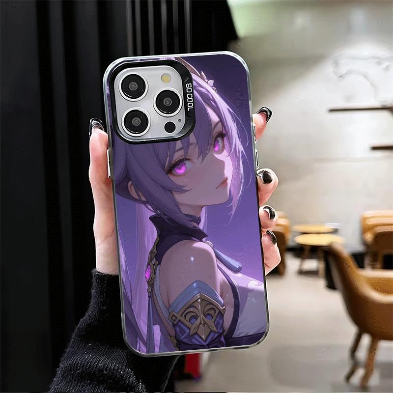Genshin Impact Keqing Shockproof Phone Case for iPhone 17 Air 16 16E 15 Pro Max 14 Plus 13 Mini 12 Back Cover Anti Fall Fundas