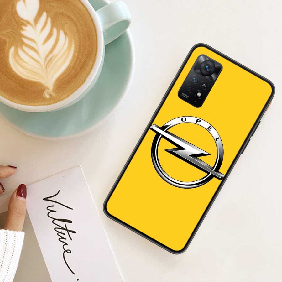 Opel Astra Logo Phone Case For Redmi 14C 12 12C Note 14S 13 14 Pro Plus K80 Pro 10 10A 10C 9 9A 9C 9T 8 8A TPU Clear Cover Cover