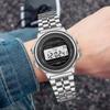 Digital Sports Man Watch Multifunction LED Electron Wristwatches for Men Women Clock Retro Steel Strap Watches Reloj Hombre