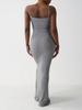 European & American Summer Slim Modal Ribbed Camisole Dress: Women's Socialite Style