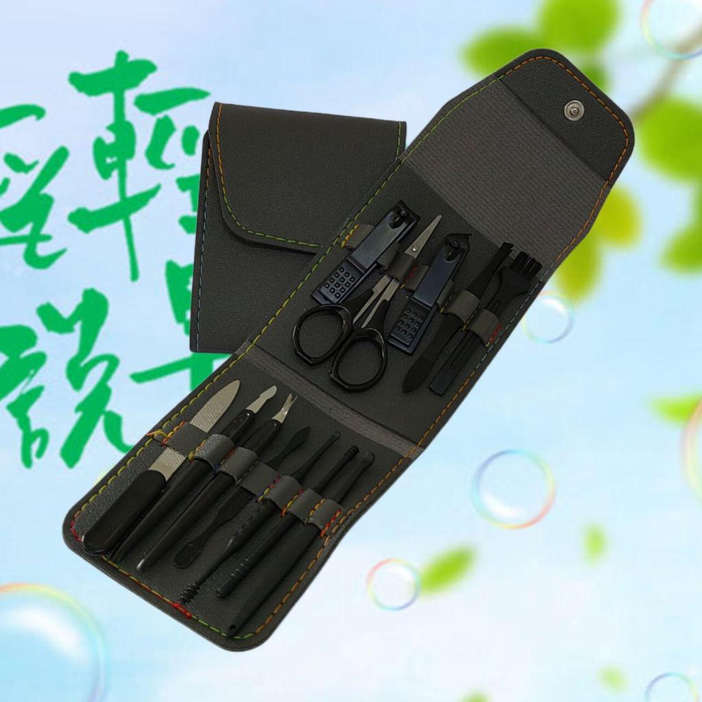 8-Piece Apple Nail Art Manicure Set with Nail Clippers