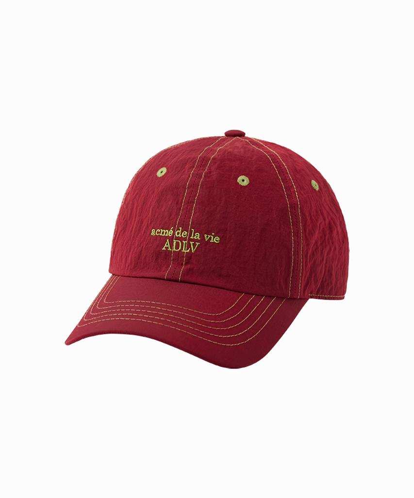 ACME DE LA VIE Contrast Stitch Nylon Ball Cap