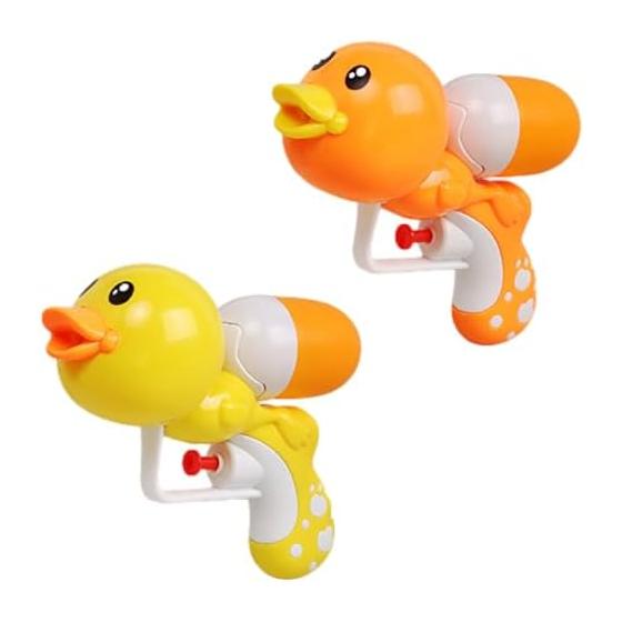 Sugarello Water Gun, Duck Trigger Type, Children s Toy, Cute, Water Play, Water Play, Outdoor Bath Toy, Water Play, Water Gun Set, Orange Yellow, Set