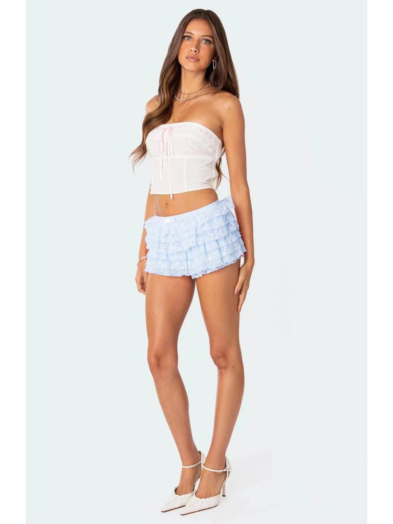 2023 Gorąca Sprzedaż Wielowarstwowa Koronkowa Spódniczka Szorty - Seksowna Pikantna Mini dla Kobiet