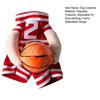 Hund Basketballspieler Kostüm Lustiges Outfit mit 3D Ball Niedliche Haustier Basketball Kleidung für Cosplay Fotoshooting Festliches Kostüm