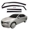 Air Deflectors Skoda Superb B8, Aerodynamic, 4 Pieces, Smoked Black
