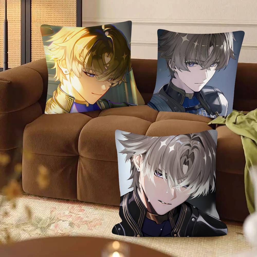 1pc Anime Game Wuthering Waves XIANGLI YAO Pillow Case Fashion Square Pillowcase Bedroom Sofa Room Ins Decoration Leisure