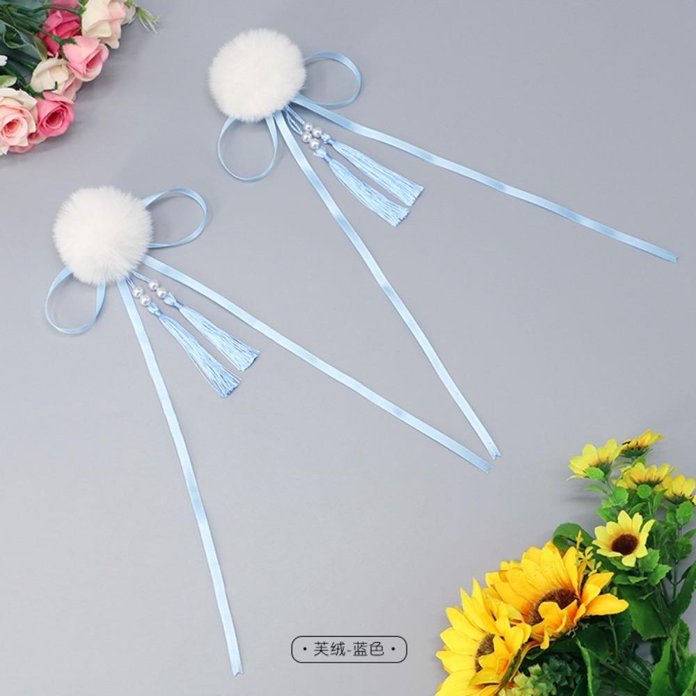 Cloth Chun-Li Hair Bun Clip Barrettes Chinese Style Hairpin  Cheongsam Headwear