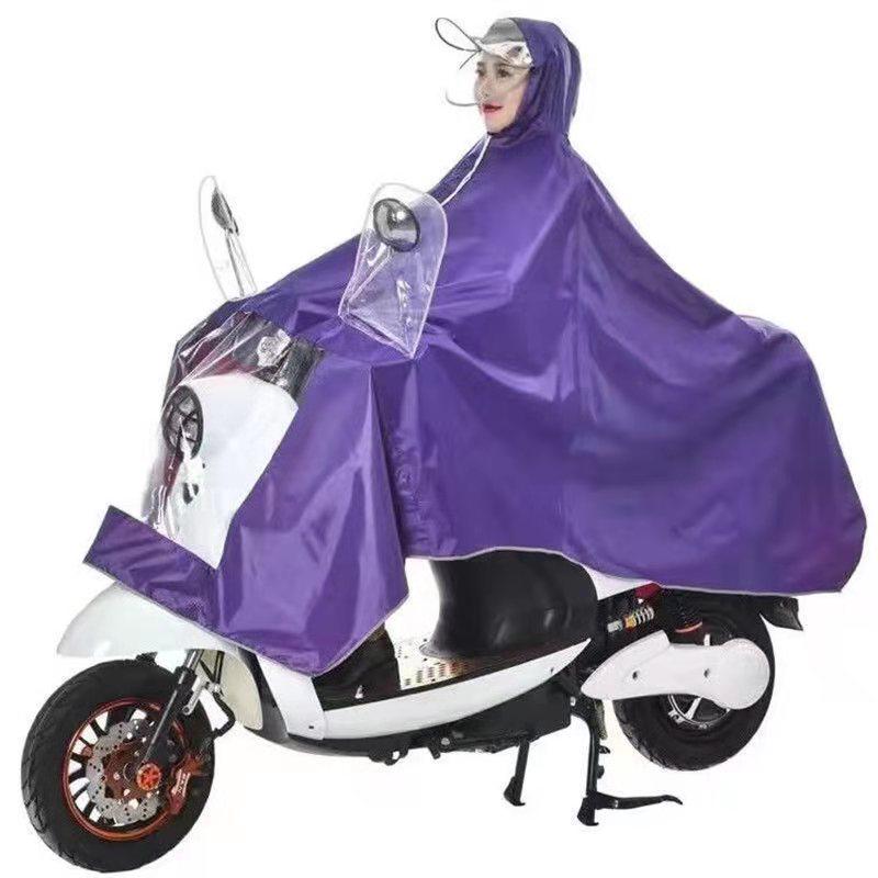 Mantella Pioggia Spessa Unisex per Scooter Elettrico/Bicicletta: Attrezzatura Antipioggia Torrenziale per Adulti