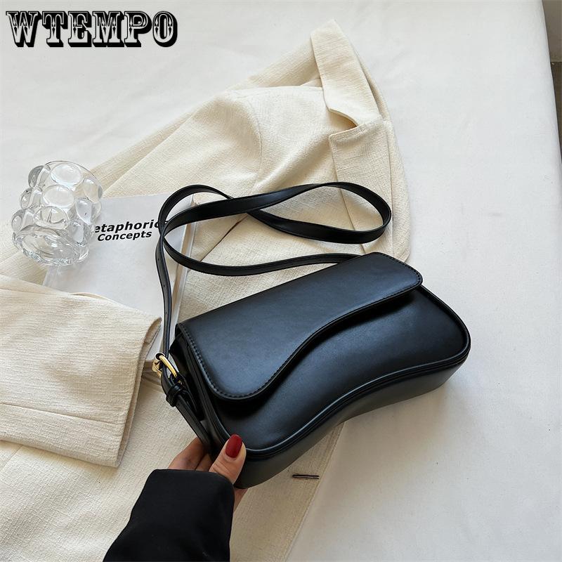 Klappe Magnetschnalle Schulter Umhängetasche Arbeit Pendler Mode Einfache Achselhöhle Kleine Quadratische Tasche Handheld Orgel Damentaschen