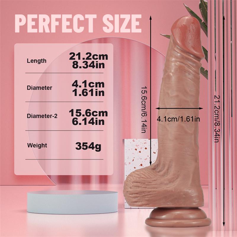 Thor Female Masturbator Simulation Manual Big Dildo Sucker Dildo Penis Adult Supplies