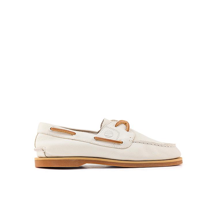 Timberland Slipper aus Leder, leichte Loafer, Damen-Loafer, Natur A2Q9XETD