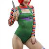 New Sexy Halloween Women's Printed Sportswear Two-Piece Set