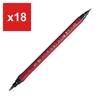 Kuretake Brush Pen 'Nihon-date Kabura', No.55, Set of 3, DF150-55B