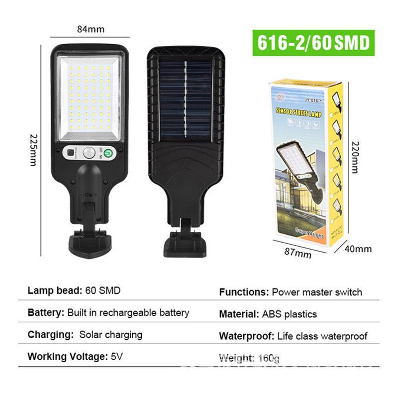 Super Bright Solar COB Wall & Courtyard Sensor Lights