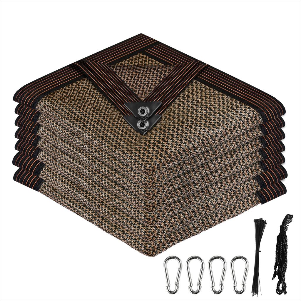Garden Shade Cloth with Grommets Shade Cloth Sun Shade Fabric Shade Cover for Patio Garden Pergola Shade Cover Canopy Greenhouse