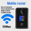 Router Mobilny WiFi 4G LTE FDD/TD 150Mbps Mobilny MIFI Przenośny Bezprzewodowy Kieszonkowy Hotspot Router Szerokopasmowy Ekran LCD