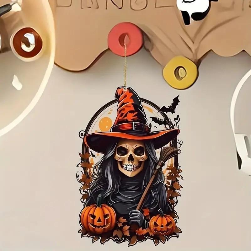 Car Halloween Decoration Acrylic Pumpkin Pendant Interior Decoration Supplies
