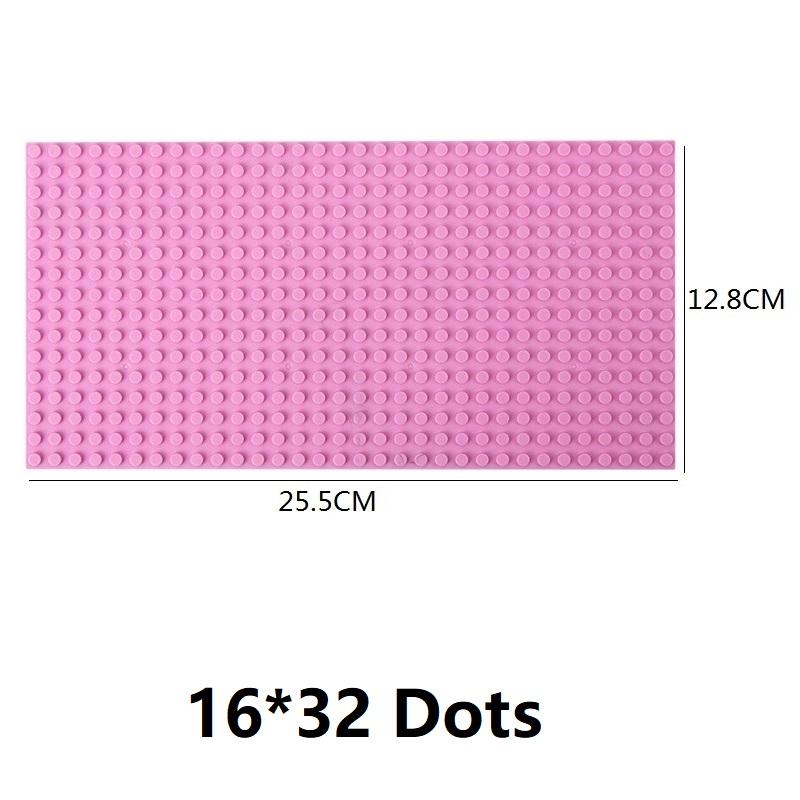 Non-Toxic Single Double Sided 32X32 16X16 16X32 Dots Classic Base Plates Blocks Diy Small Size Bricks Baseplates Construction Building Toy