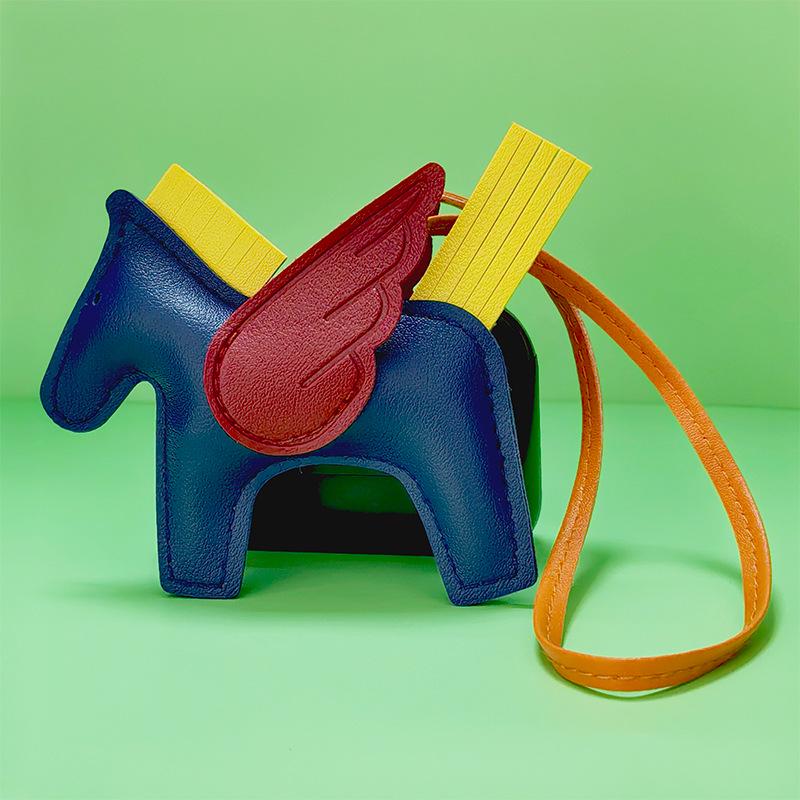 Маленький Пони ПУ Кожа Пегас Брелок Шарм leather lanyard