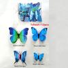 12Pcs Butterflies Wall Sticker Decals Stickers On The Wall New Year Home Decorations 3D Butterfly PVC Wallpaper for Living Room