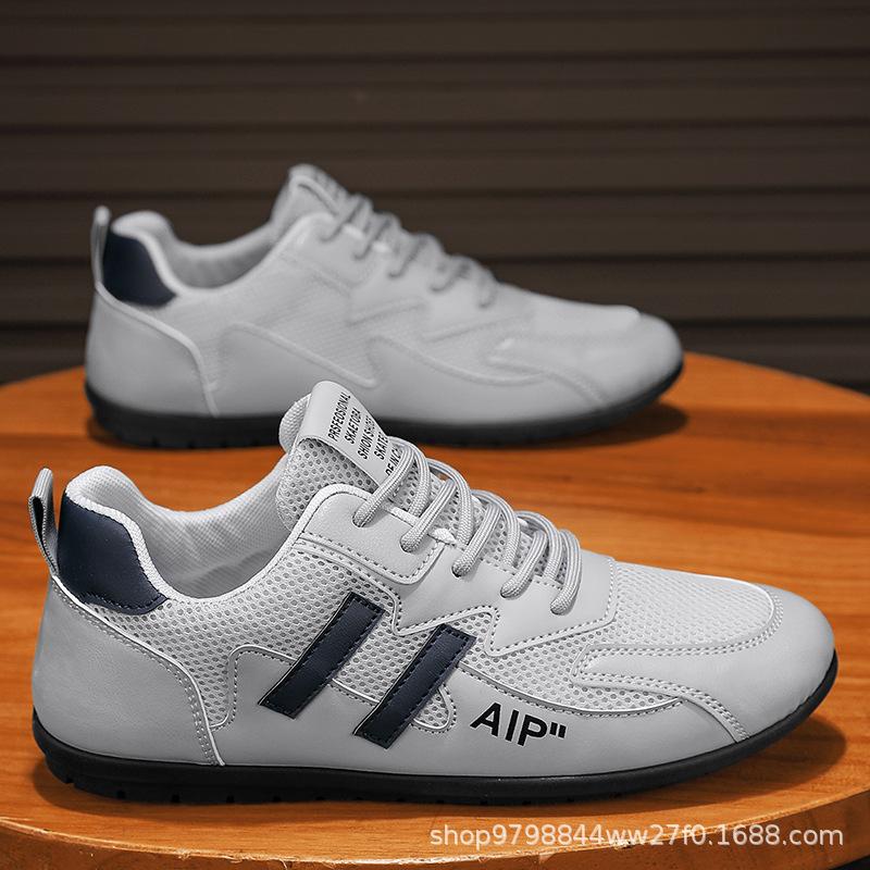 

Doudou shoes men s 2025 spring new men s casual shoes breathable sports trendy shoes versatile Forrest Gump running shoes men 44 сірий колір