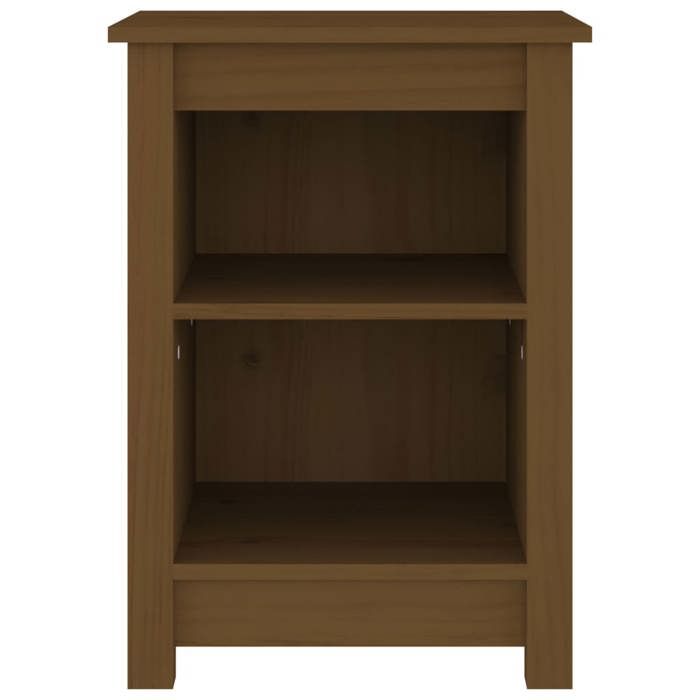 Exclusive House - Honey Brown Bedside Table 40x35x55 Cm Solid Pine Wood