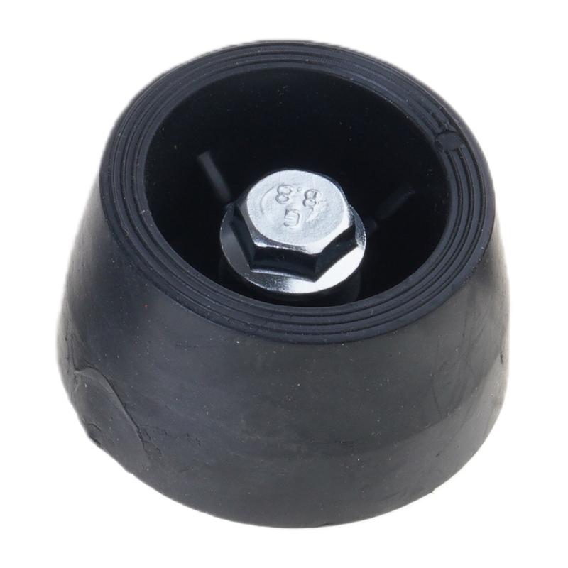 Wytrzymałe Stopki Zamienne do Kompresora Powietrza Zestaw 4 szt. Antypoślizgowa Gumowa Podstawa Ze Śrubami i Nakrętkami do Redukcji Wibracji w Przemysłowych Urządzeniach Pneumatycznych