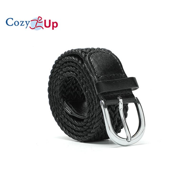 Twist Wax Rope Ladies Belt Retro Jeans Belt Dress Pin Buckle Belt