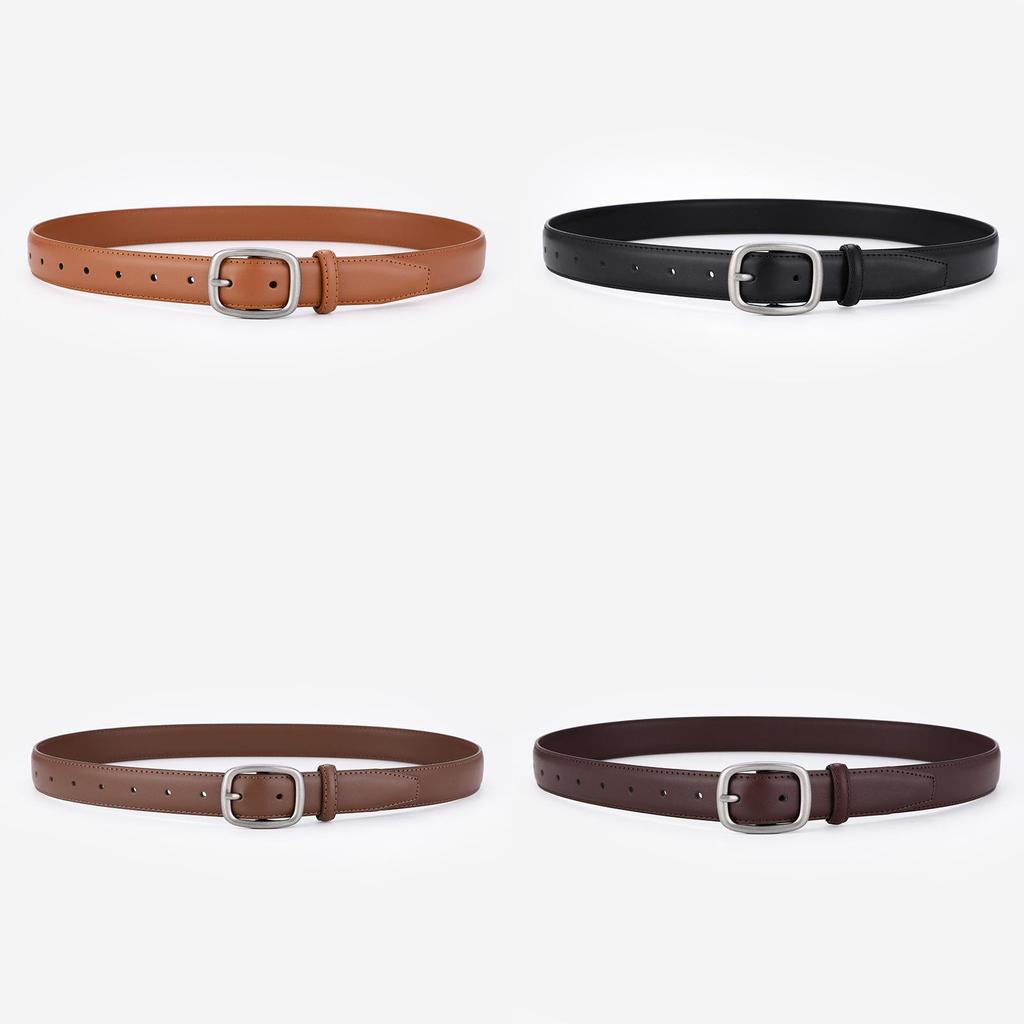 Womens Leather Waist Belt For Fashion Casual And Workwear With Durable Metal Closure