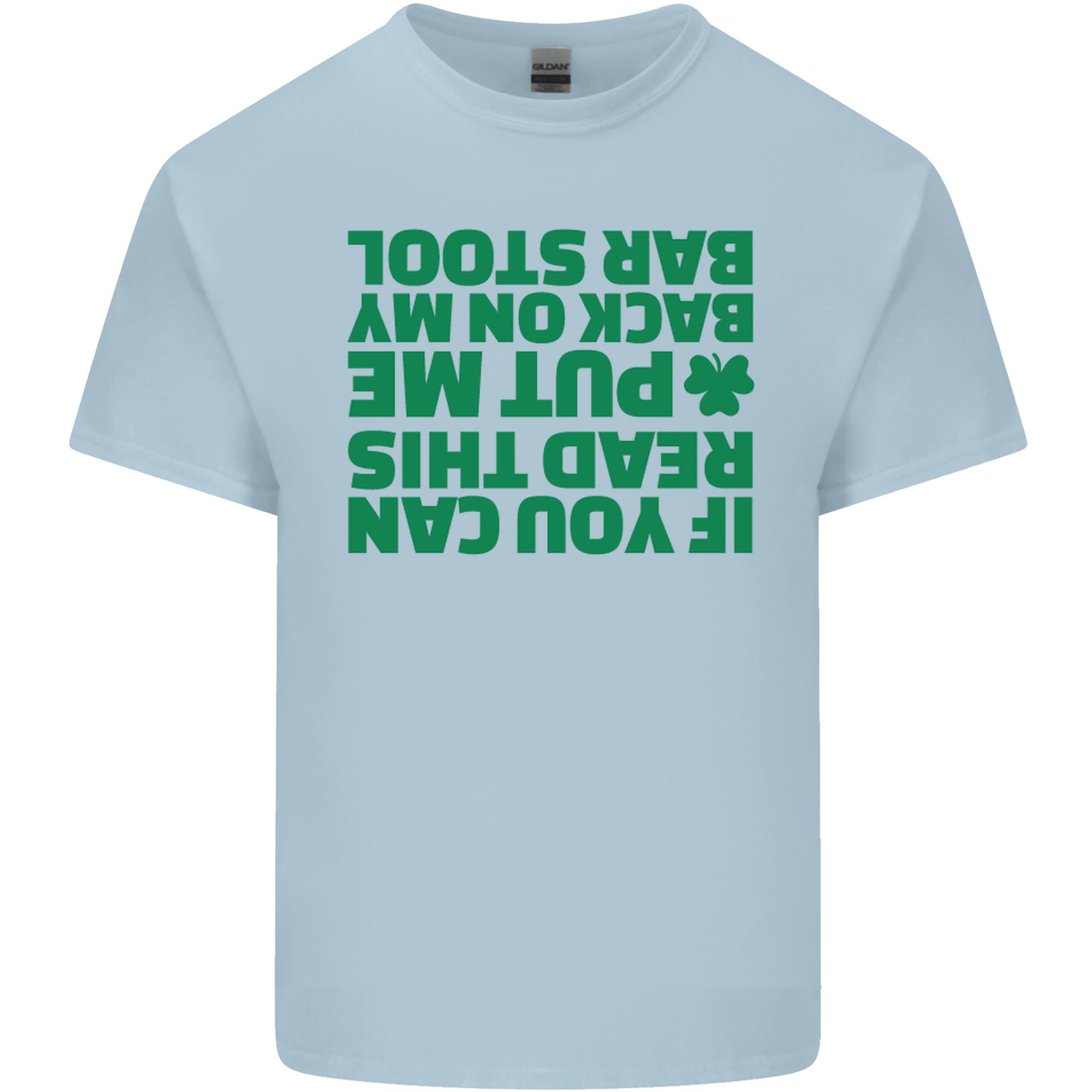 Back on My Bar Stool St Patricks Day Unisexs Light Cotton TShirt S