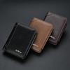 Men's Vertical Zipper Buckle Wallet: Fashion Coin Purse with Multiple Card Slots