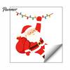 Decorative Outlet Cover Stickers Santa Claus On Swing Switch Sticker, PVC Wall Decal, Removable Skins Self-adhesive Light for Bedrooms And Living