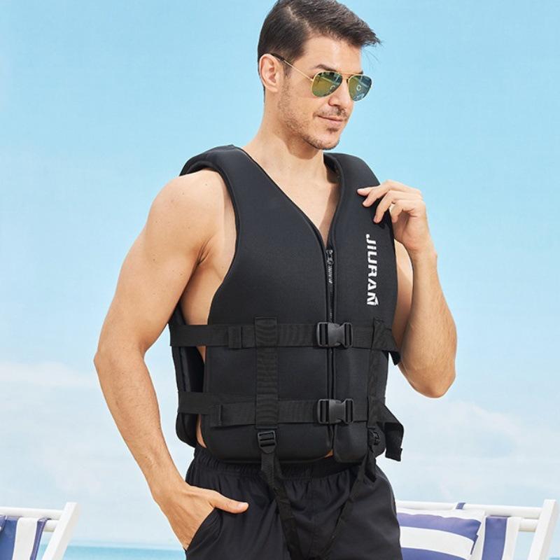 Professional Buoyancy Vest for Adults & Children: Ideal for Water Sports, Fishing, Boating, Windsurfing, and Jet Skiing.