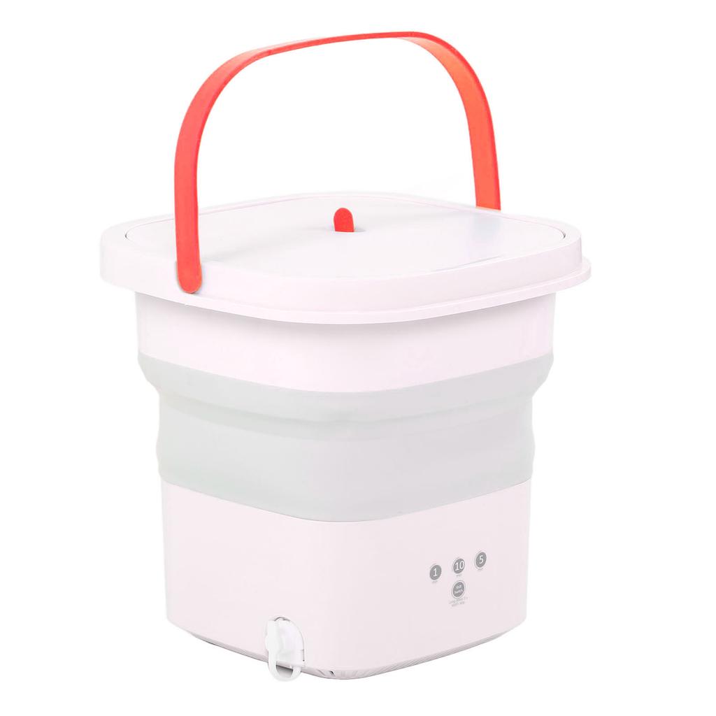 Mini Washing Machine Foldable Small Washing Machine Wash and Dry with Drain Basket for Kids Clothes Underwear Apartment