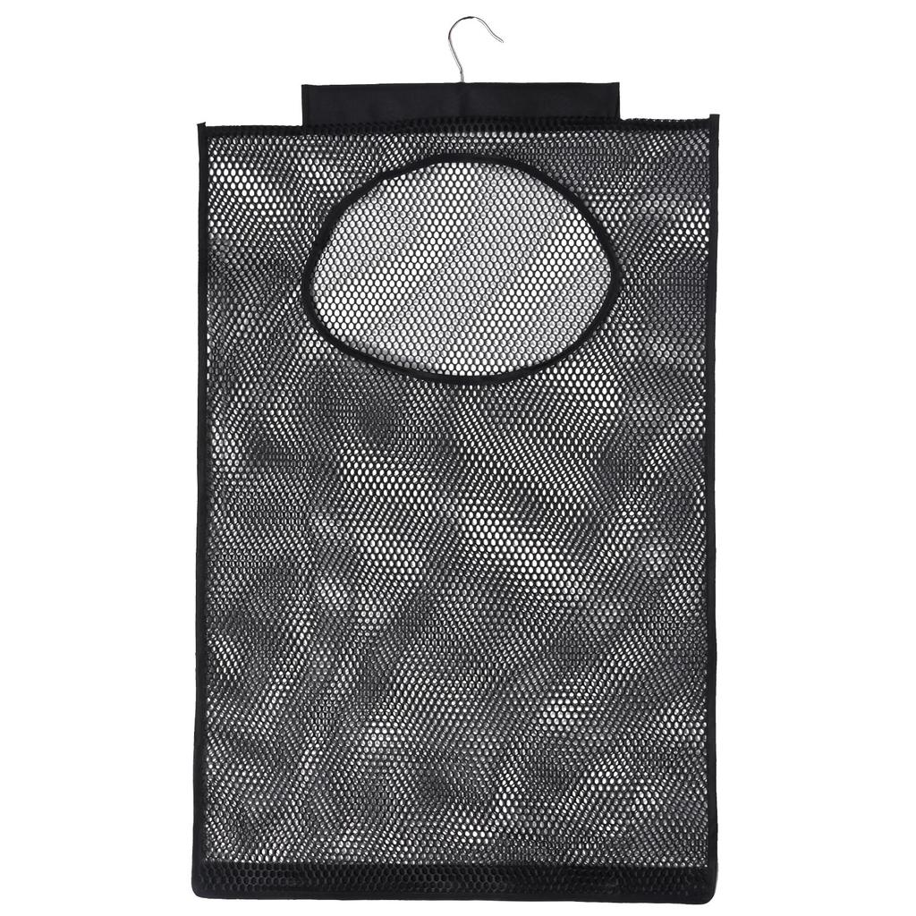 Badezimmer Netz-Aufbewahrung Hängebeutel Faltbar Platzsparend Schmutzwäschebeutel mit Reißverschluss für Studentenwohnheime, Fitnessstudio und Wohnmobilreisen