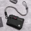 Minimalist Coin Purses RFID Anti-Theft Card Holder X-Pac Waterproof Durable Nylon Mens Outdoor Mini Travel Sports Wallet with Lanyard