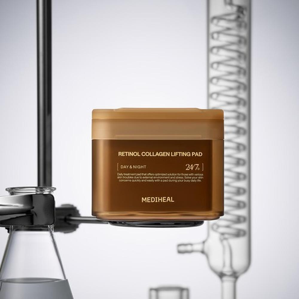 Mediheal Retinol Collagen Firming Pad 180ml (100 Pads), Korean