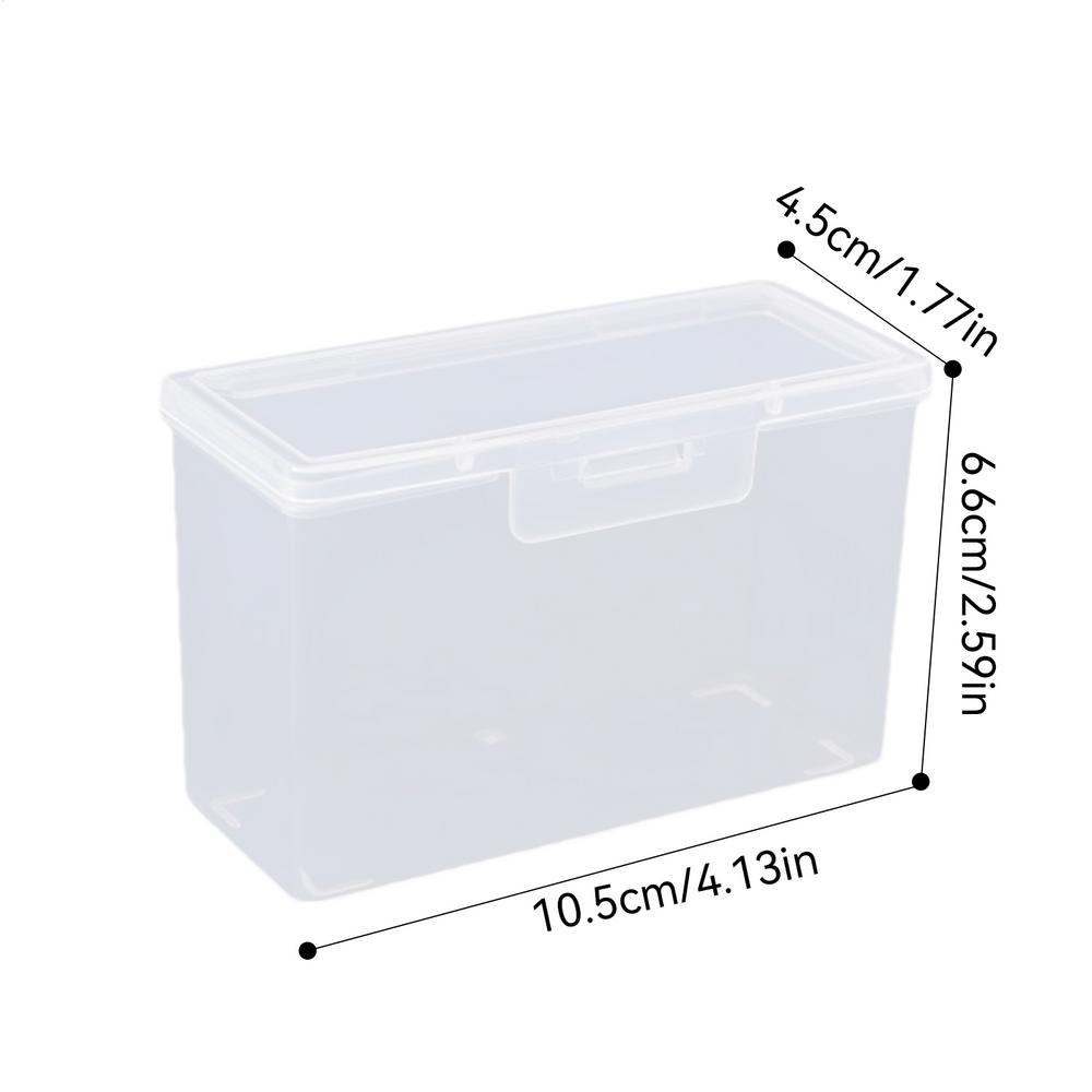 

Clear Plastic Storage Boxes with Lids Perfect for Business Cards Game Cards Credit Cards Tissue Containers
