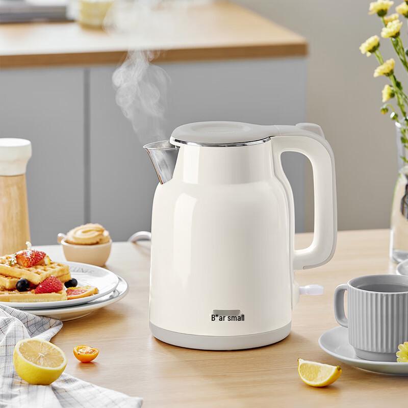 Bear 1.5L Double-Layer Anti-Scald Electric Kettle CN plug (adapter included)