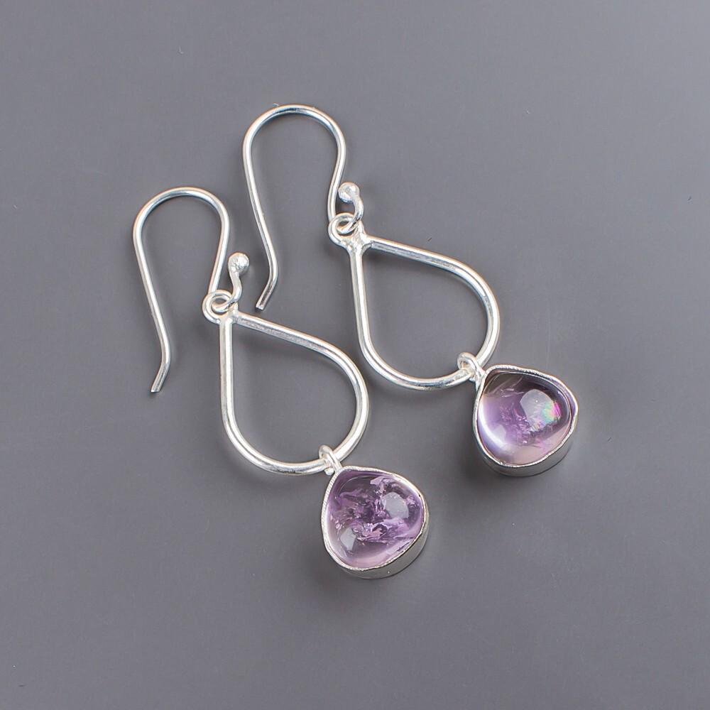 Ametrine Gemstone 925 Sterling Silver Jewelry Handmade Drop/Dangle Earrings1.90" EE-19-29